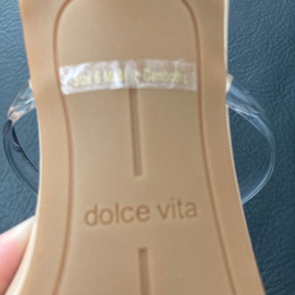 NEW Dolce Vita Lynton Sandals in Crystal Vinyl size 6 - Picture 9 of 9